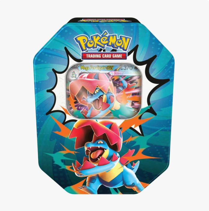 Pokémon TCG Mega Evolution Ascended Heroes Mega Feraligatr ex Tin