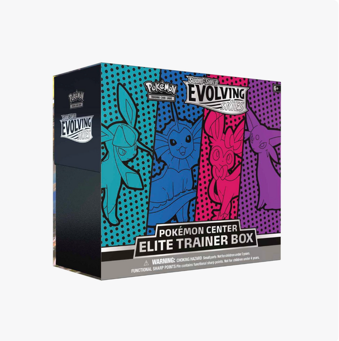 Pokémon Sword & Shield Evolving Skies Elite Trainer Box [Pokemon Center][Glaceon/Vaporeon/Sylveon/Espeon]