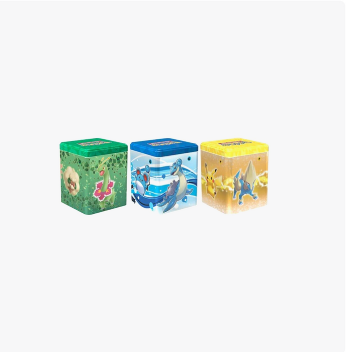 Pokémon TCG Stacking Tins (Meganium/Lapras/Pikachu) [Set of 3]
