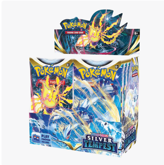 Pokémon Sword & Shield Silver Tempest Booster Box (Damaged Box)