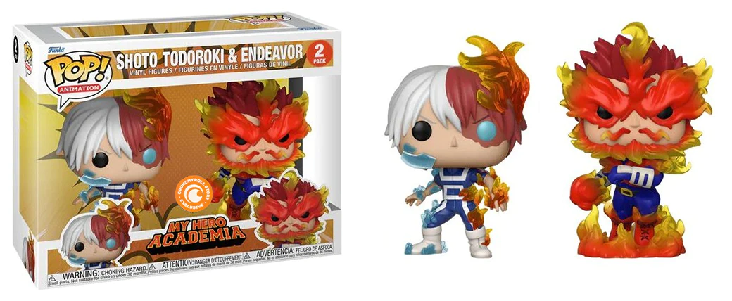 Funko POP! Animation - My Hero Academia: Shoto Todoroki & Endeavor
