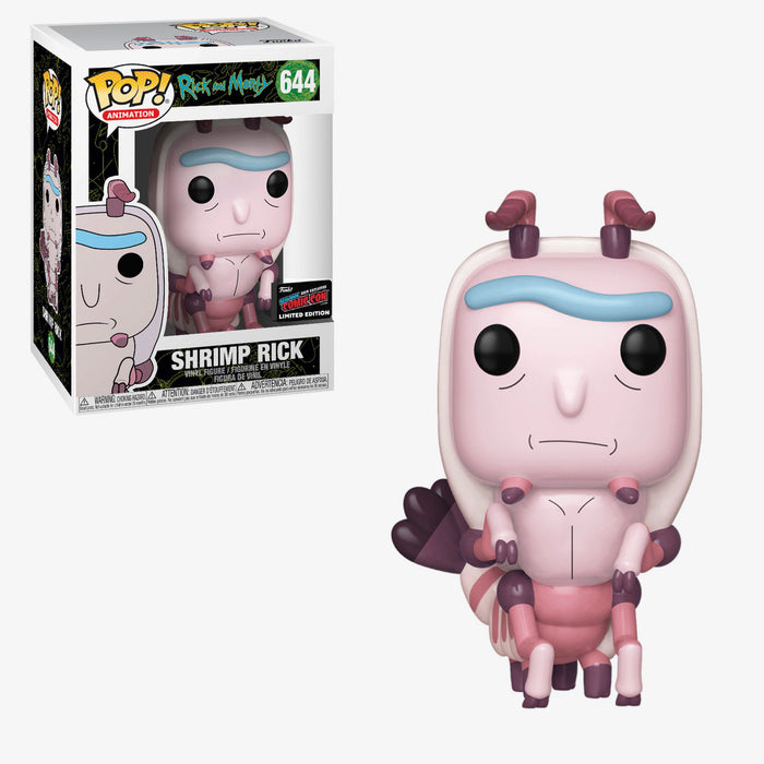 Funko POP! Animation: Rick & Morty - Shrimp Rick (2019 NYCC)(Damaged Box) #644