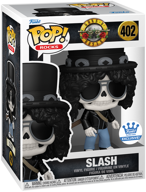 Funko POP! Rocks: Guns N Roses - Slash [Skeleton](Funko)(Damaged Box) #402
