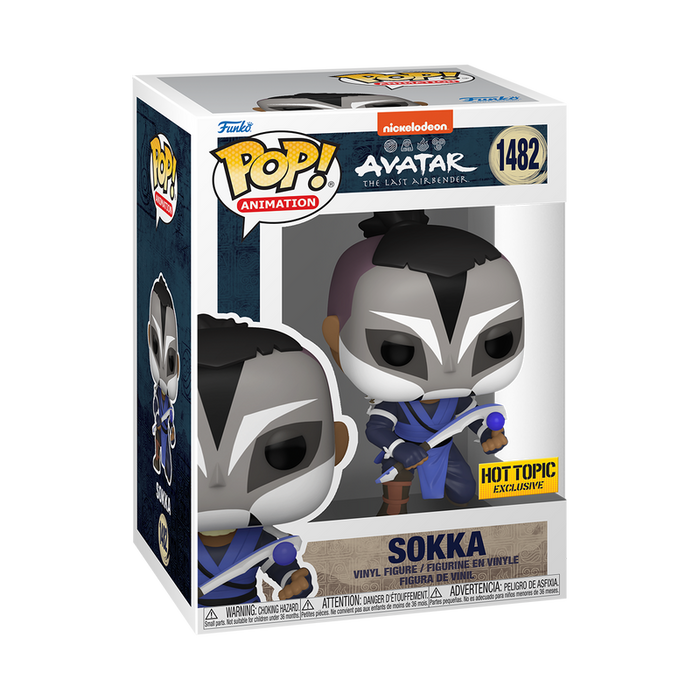 Funko POP! Animation: Avatar The Last Airbender - Sokka (Hot Topic)(Damaged Box)  #1482