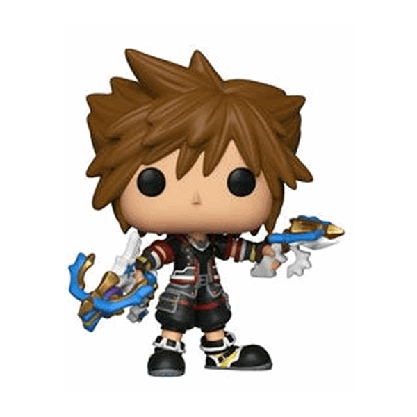 Funko POP! Kingdom Hearts: Sora w/ Dual Blasters (GameStop)(Damaged Box) #492