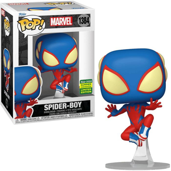 Funko POP! Marvel: Spider-Boy (2024 Summer Convention)(Damaged Box) #1384