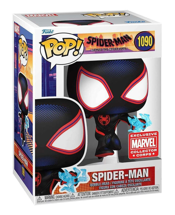 Funko POP! Spider-Man Across The Spider-Verse: Spider-Man (Marvel Collector Corps)(Damaged Box) #1090