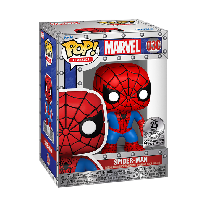 Funko POP! Classics: Spider-Man (25 Years 2023 Summer Convention)(25000 PCS)(Damaged Box) #03C