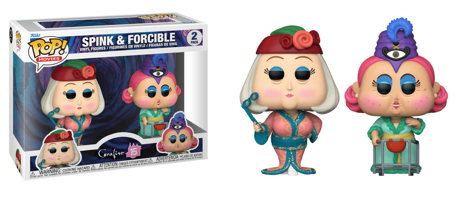 Funko POP! Movies: Coraline - Spink & Forcible [2-Pack]
