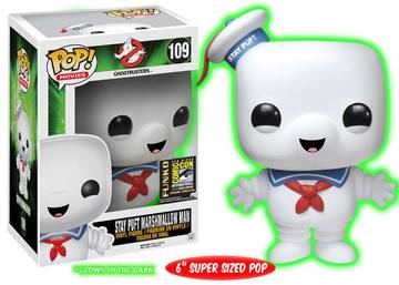 Funko POP! Movies: Ghostbusters - Stay Puft Marshmallow Man [6 Inch](2014 SDCC 2500 PCS)(GiTD)(Damaged Box) #109