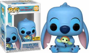 Funko POP! Lilo & Stitch: Stitch w/ Turtle (Hot Topic) #1353