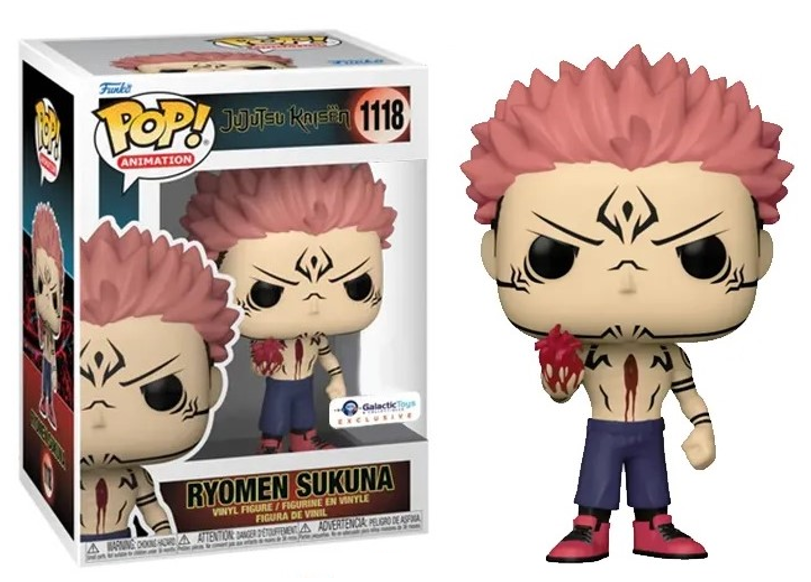 Funko POP! Animation: Jujutsu Kaisen - Ryomen Sukuna (Galactic Toys)(Damaged Box) #1118