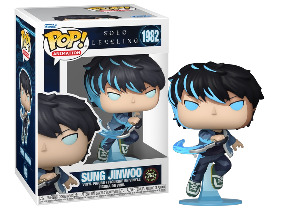 Funko POP! Animation: Solo Leveling - Sung Jinwoo (GiTD)(CHASE)(Damaged Box) [B] #1982