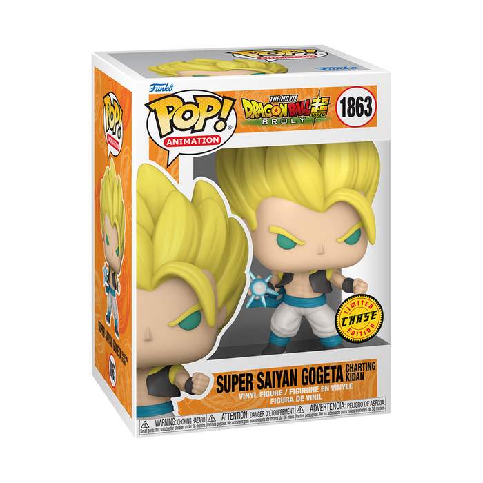 Funko POP! Animation: Dragon Ball Super - Super Saiyan Gogeta [Charting Kidan] (CHASE) #1863