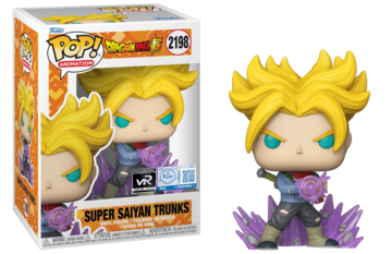 Funko POP! Animation: Dragon Ball Z - Super Saiyan Trunks (Funko Sticker/ VRare) #2198