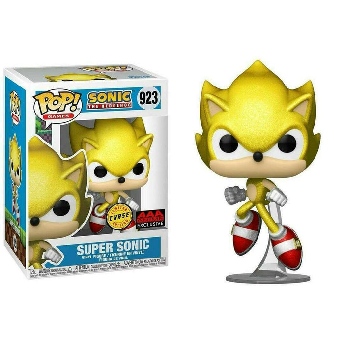 Funko POP! Games: Sonic the Hedgehog - Super Sonic (AAA)(CHASE) #923