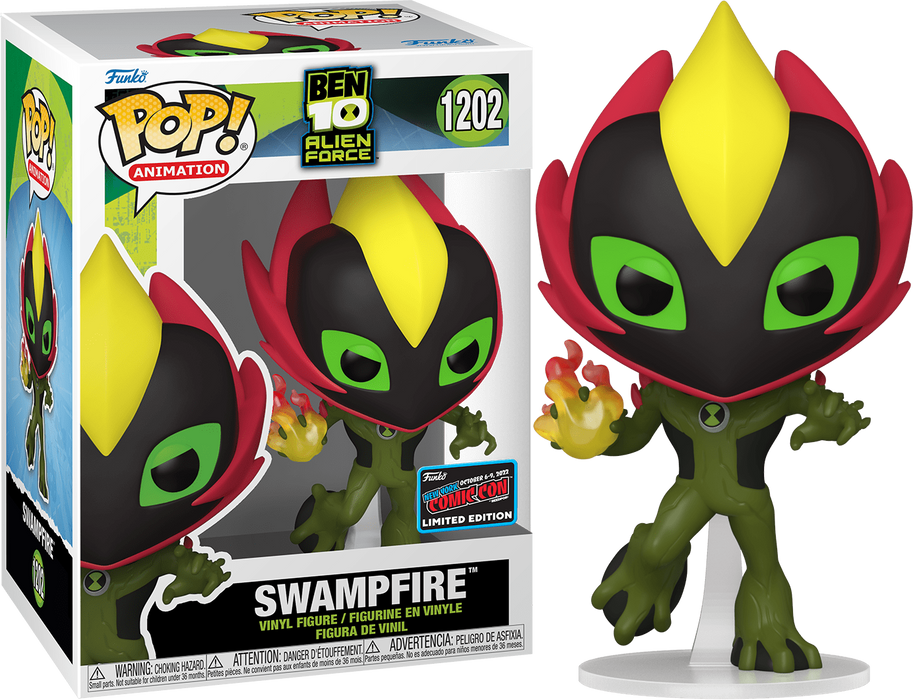 Funko POP! Animation: Ben 10 Alien Force - Swampfire (2022 NYCC) #1202