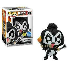 Funko POP! Rocks: Kiss - The Demon (Funko)(GiTD)(Damaged Box) #121