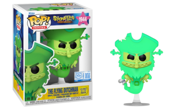 Funko POP! Movies: The SpongeBob Movie Search For SquarePants - The Flying Dutchman (GiTD)(Funko Sticker/Amazon)(Damaged Box) #1944
