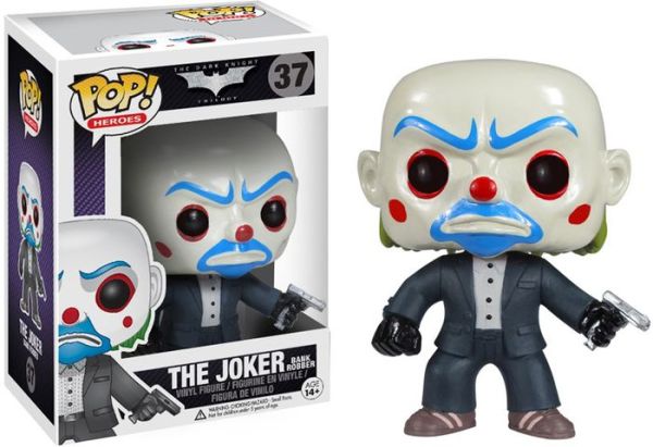 Funko POP! Heroes: The Dark Knight Trilogy - The Joker (Bank Robber)(Damaged Box*) #37