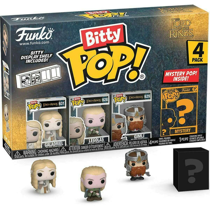 Funko Bitty POP! Movies: LOTR - Galadriel / Legolas / Gimli [4-Pack]