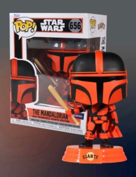 Funko POP! Star Wars: The Mandalorian (San Francisco Giants)(StubHub)(Star Wars Day)(Damaged Box) #656