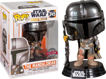 Funko POP! Star Wars: The Mandalorian [Full Chrome] (Special Edition) #345