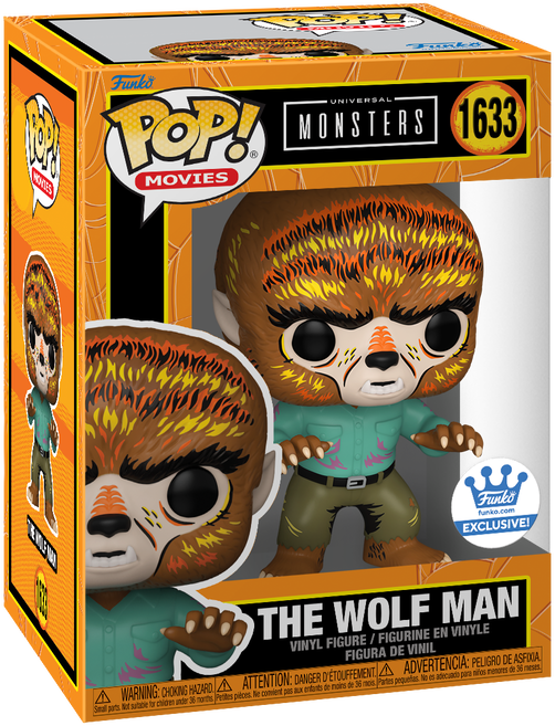 Funko POP! Movies: Universal Monsters - The Wolf Man (Funko)(Damaged Box)[C] #1633