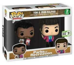Funko POP! Television: Parks and Recreation - Tom & Jean-Ralphio (2018 ECCC)(Damaged Box)[2Pack]