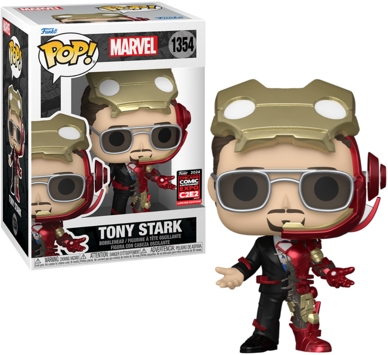 Funko POP! Marvel: Tony Stark (2024 Chicago Comic Expo)[C2E2] #1354