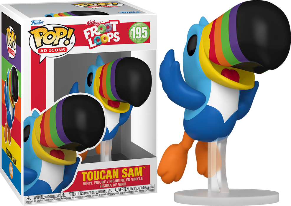 Funko POP! AD Icons: Froot Loops - Toucan Sam [Flying](Damaged Box) #195
