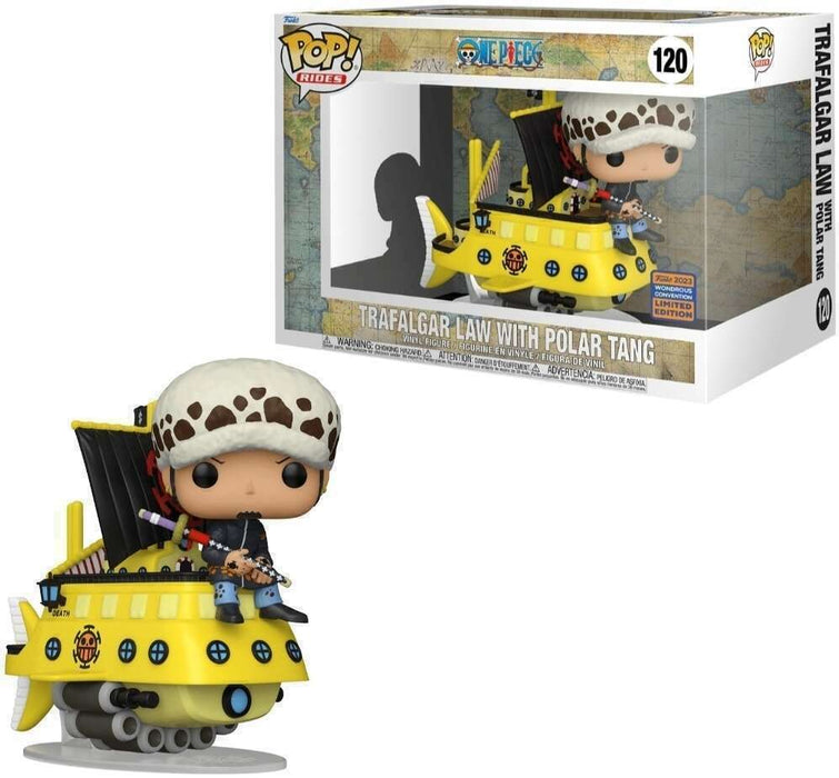 Funko POP! Rides: One Piece - Trafalgar Law w/ Polar Tang (2023 Wondrous Convention)(Damaged Box)[B] #120