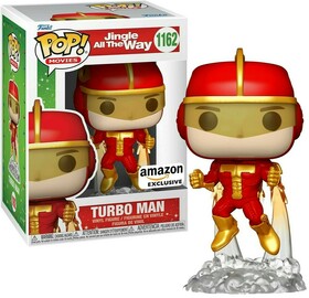 Funko POP! Movies: Jingle All The Way - Turbo Man (Amazon)(Damaged Box) #1162