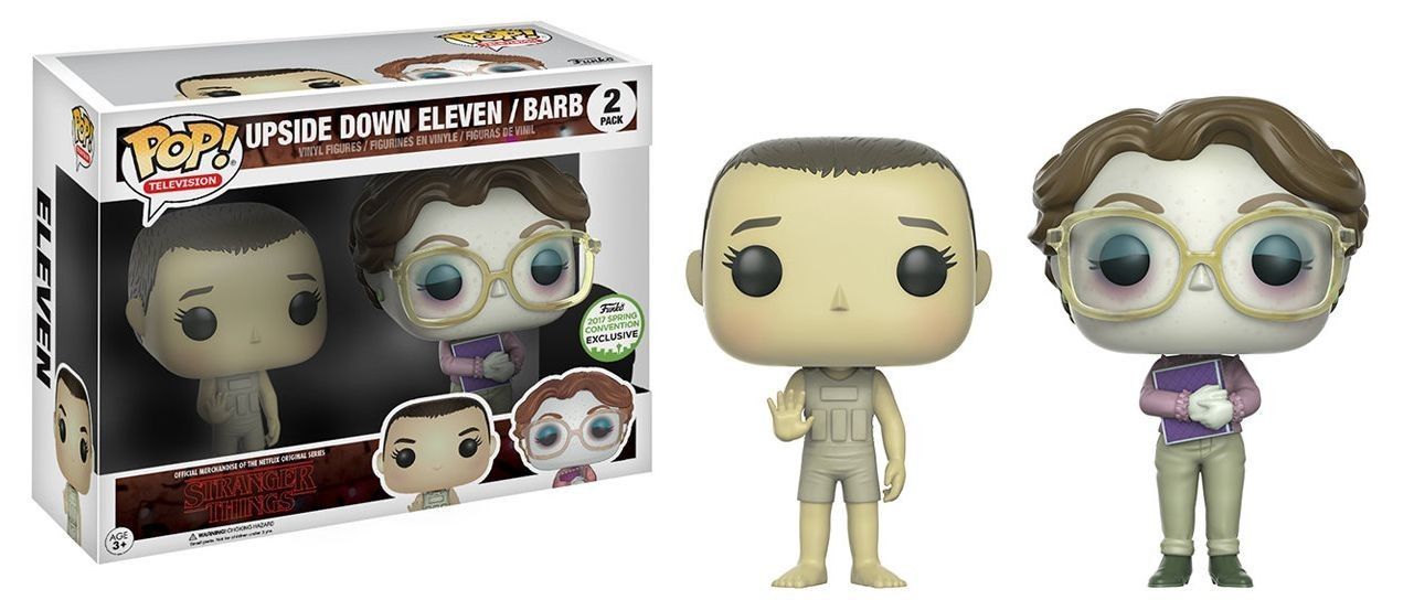 Funko POP! Television: Stranger Things - Upside Down Eleven/Barb (2017 Spring Convention) [2-Pack]