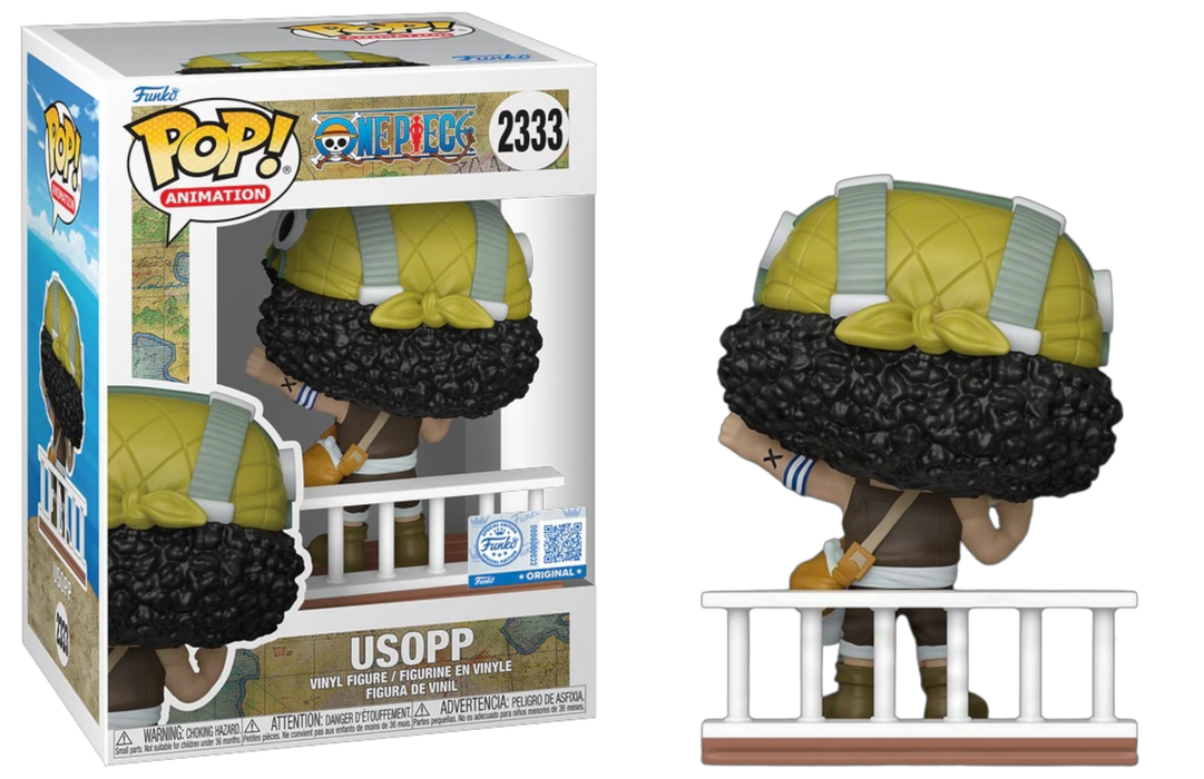 Funko POP! Animation: One Piece - Usopp [Alabasta Farewell] (Entertainment Earth/Funko Sticker) #2333