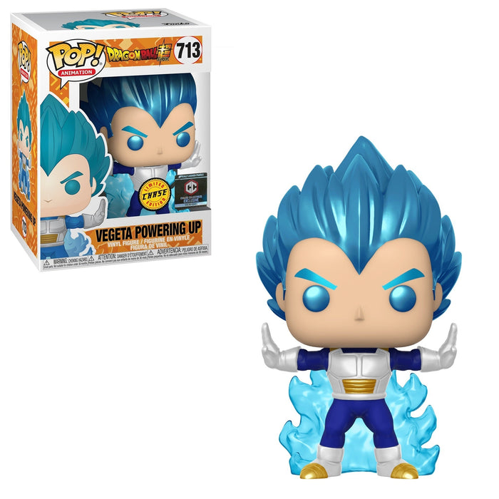 Funko POP! Dragon Ball Super: Vegeta Powering Up (Chalice Collectibles)(CHASE)(Damaged Box) #713