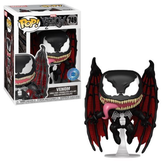 Funko POP! Marvel: Venom - Venom [Winged](Pop In A Box)(Damaged Box) #749