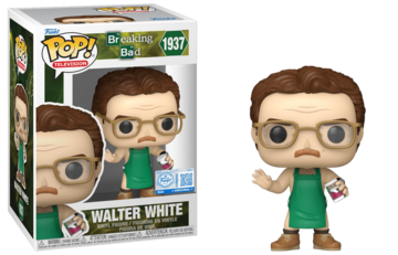 Funko POP! Television: Breaking Bad - Walter White (Funko Sticker/ Special Edition)(Damaged Box) #1937