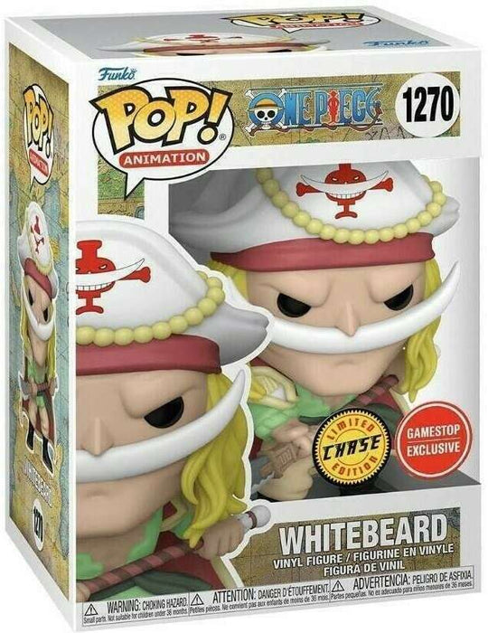 Funko POP! Animation: One Piece - Whitebeard (CHASE)(GameStop)(Damaged Box) #1270