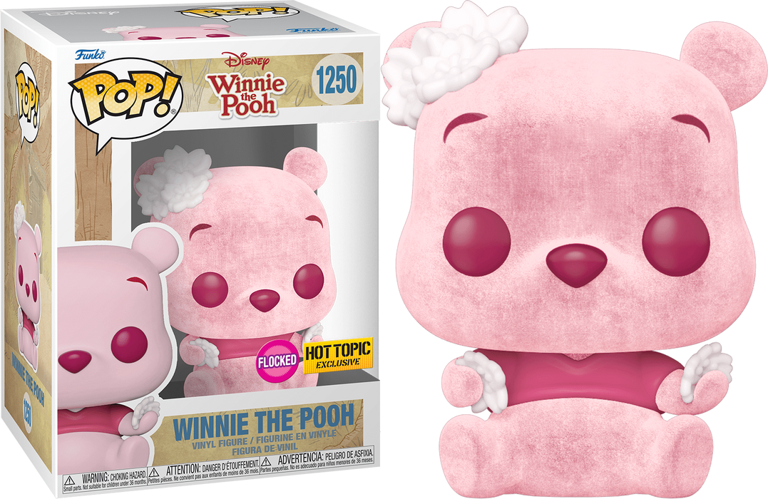 Funko POP! Disney: Winnie The Pooh (Flocked)(Hot Topic)(Damaged Box) #1250