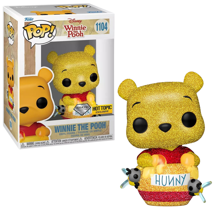 Funko POP! Disney: Winnie The Pooh - Winnie The Pooh (Diamond)(Hot Topic)(Damaged Box) #1104