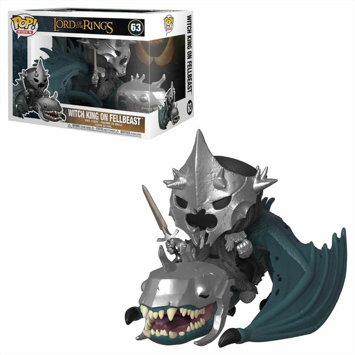 Funko POP! Rides: The Lord of The Rings - Witch King on Fellbeast (Damaged Box) #63
