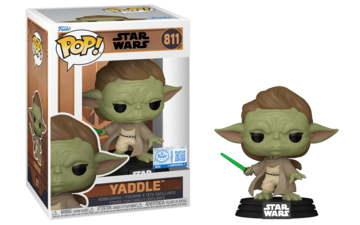 Funko POP! Star Wars: Tales of The Jedi - Yaddle (Funko Sticker/Target)(Damaged Box) #811