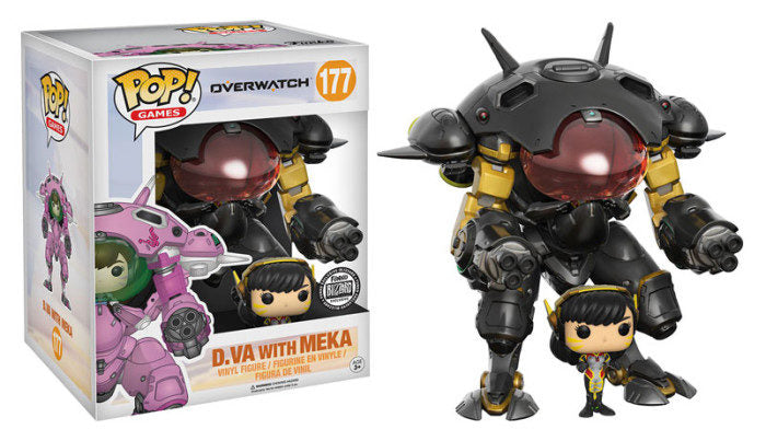 Funko POP! Games: Overwatch-D.VA with Meka (Blizzard)(Damaged Box) #177