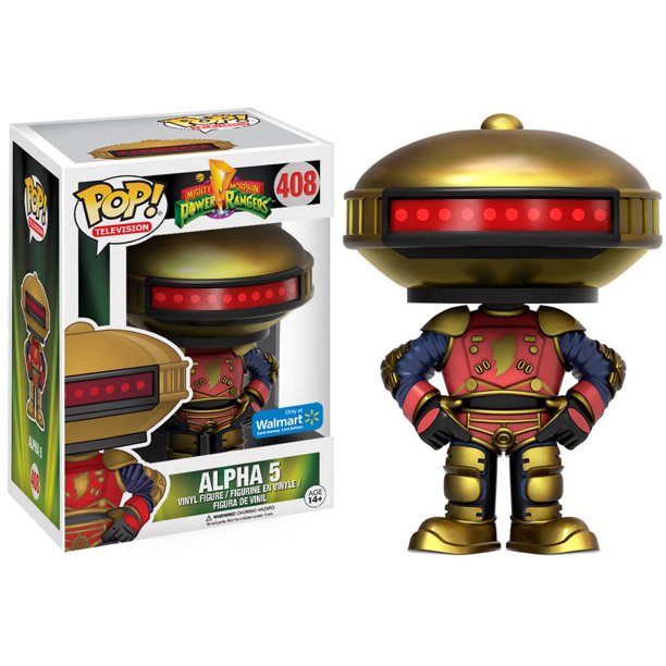 Funko POP! Television: Mighty Morphin Power Rangers - Alpha 5 (Walmart)(Damaged Box) #408