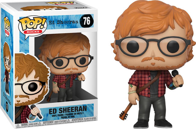 Funko POP! Rocks: Ed Sheeran (Damaged Box) #76
