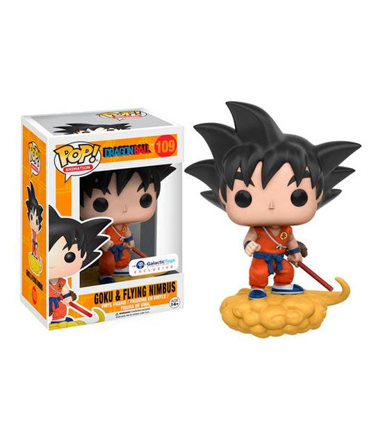 Funko POP! Animation: Dragon Ball - Goku & Flying Nimbus (Galactic Toys)(Damaged Box) #109
