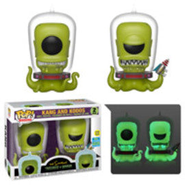 Funko POP! Television: The Simpsons Treehouse of Horror - Kang & Kodos (GiTD)(2019 Summer Convention)(Damaged Box)[2Pack]