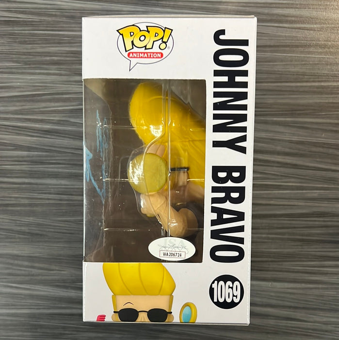 Funko POP! Animation: Cartoon Network -  Johnny Bravo (Signed/Jeff Bennett/JSA) #1069