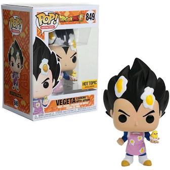 Funko POP! Animation: Dragonball Super - Vegeta Cooking with Apron (Hot Topic)(Damaged Box) #849